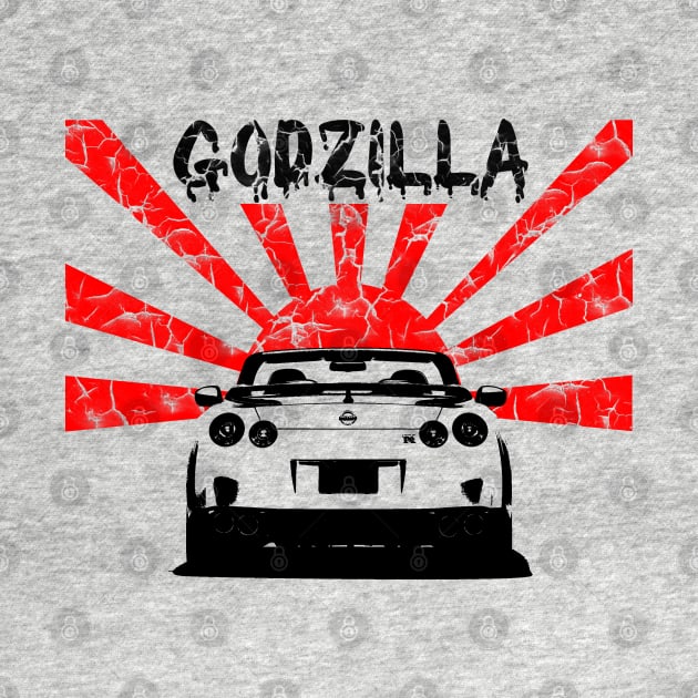 nissan, jdm, godzilla by hottehue